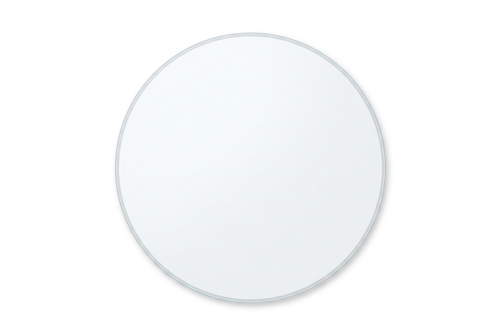 Round matte anti-glare screen protector for 2024 onwards MINI, shown front-on against a white background