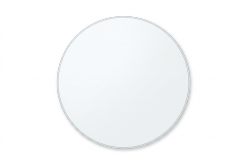 Round matte anti-glare screen protector for 2024 onwards MINI, shown front-on against a white background