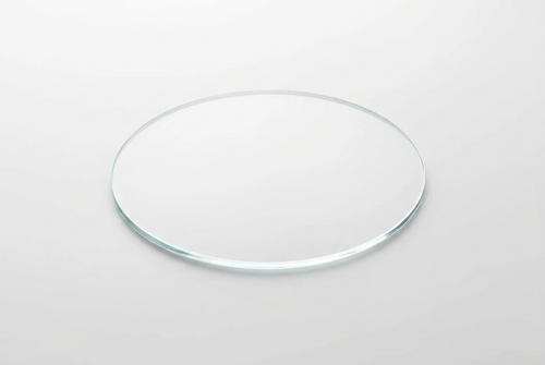 Angled view showing the glass thickness and matte anti-glare surface of the MINI screen protector