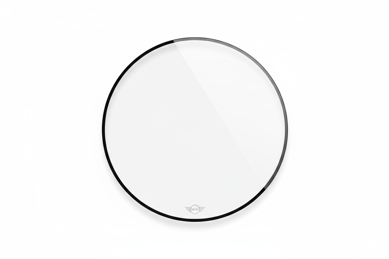 Round screen protector for the mini cooper